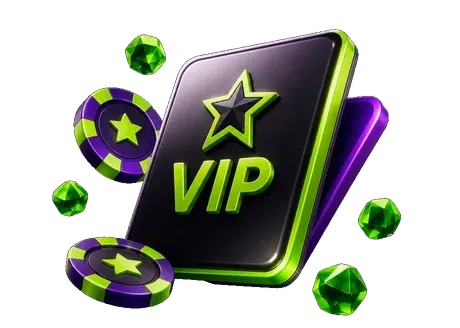 VIP-kaart van LuckyBoom met speelfiches